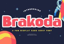 Brakoda Font Poster 1