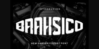 Braksico Font Poster 1