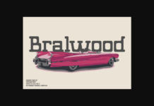 Bralwood Font Poster 1