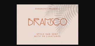 Bramsco Font Poster 1