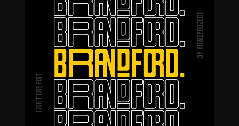 Brandford Font Poster 4
