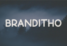 Branditho Font Poster 1