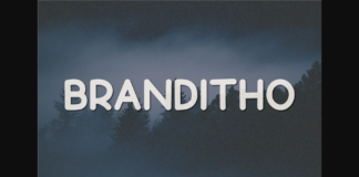 Branditho Font Poster 1