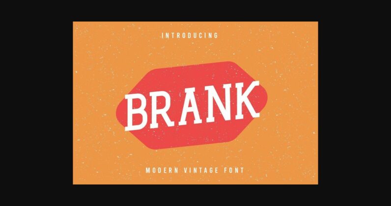 Brank Font Poster 3