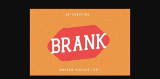 Brank Font Poster 1