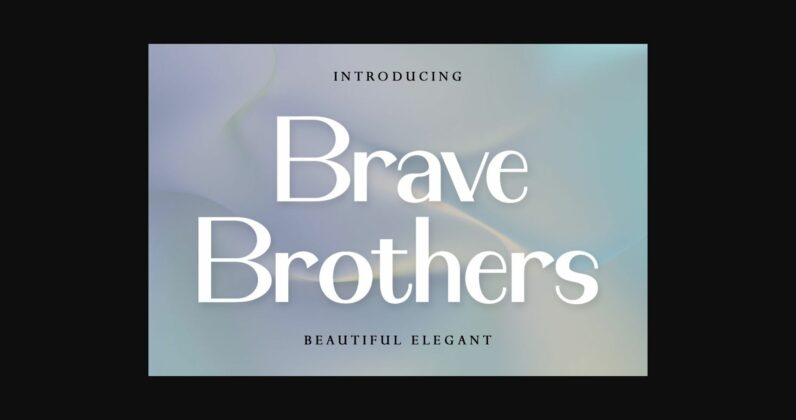 Brave Brothers Font Poster 3