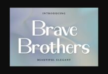 Brave Brothers Font Poster 1