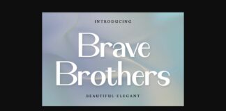 Brave Brothers Font Poster 1