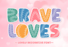 Brave Loves Font Poster 1