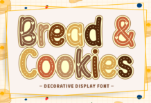 Bread & Cookies Font Poster 1