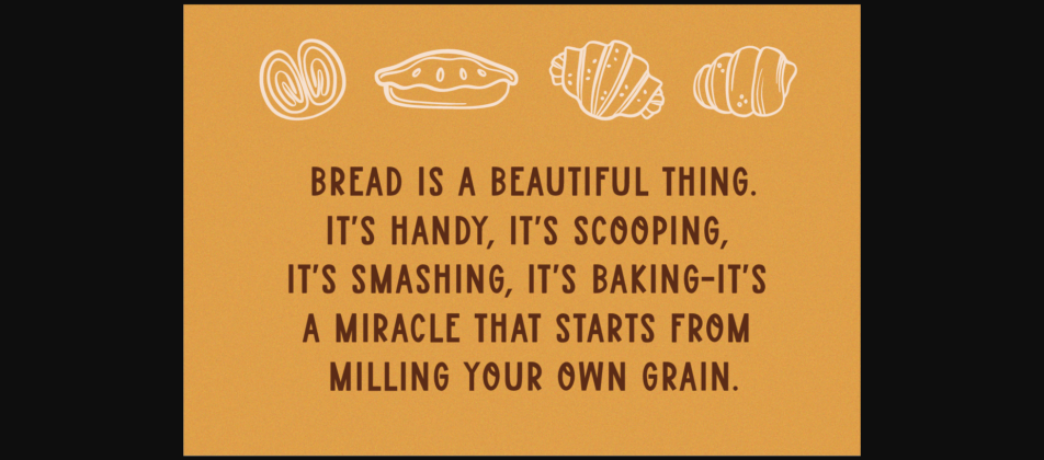 Bread Factory Font Poster 7