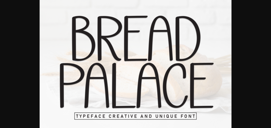 Bread Palace Font Poster 3