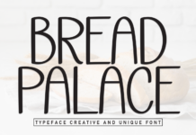Bread Palace Font Bread Palace Font Poster 1