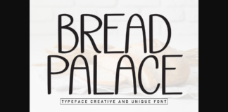 Bread Palace Font Poster 1