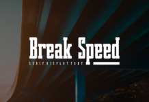 Breakspeed Font Poster 1