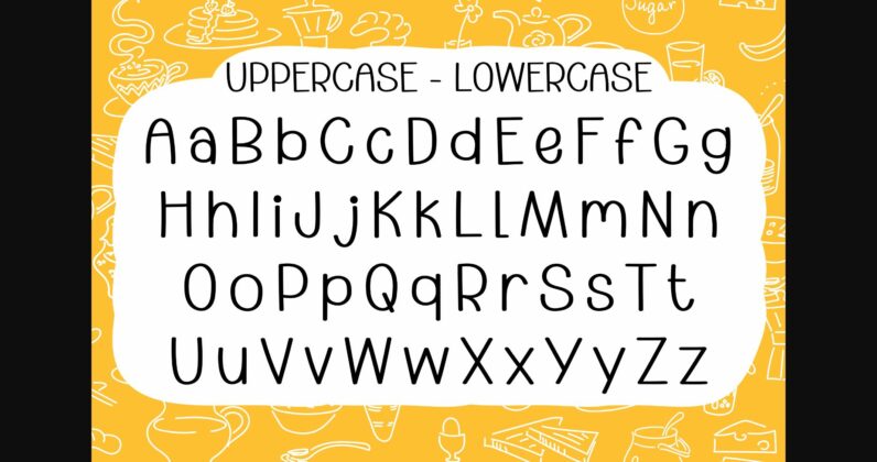 Breakfast Font Poster 5