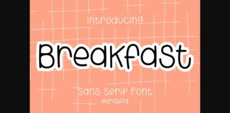 Breakfast Font Poster 1