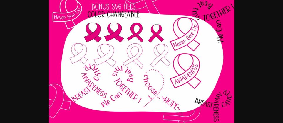 Breast Cancer Awareness Font Poster 4
