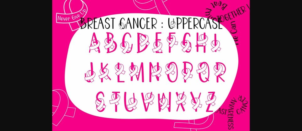 Breast Cancer Awareness Font Poster 5