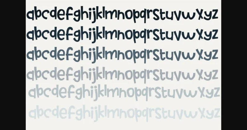 Breazer Font Poster 7