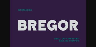 Bregor Font Poster 1