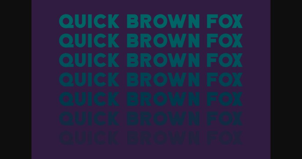 Bregor Font Poster 8