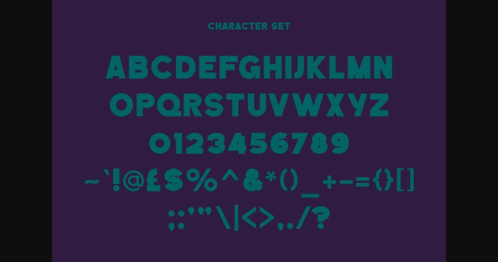 Bregor Font Poster 10