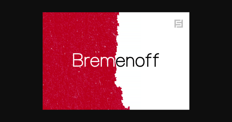 Bremenoff Font Poster 3