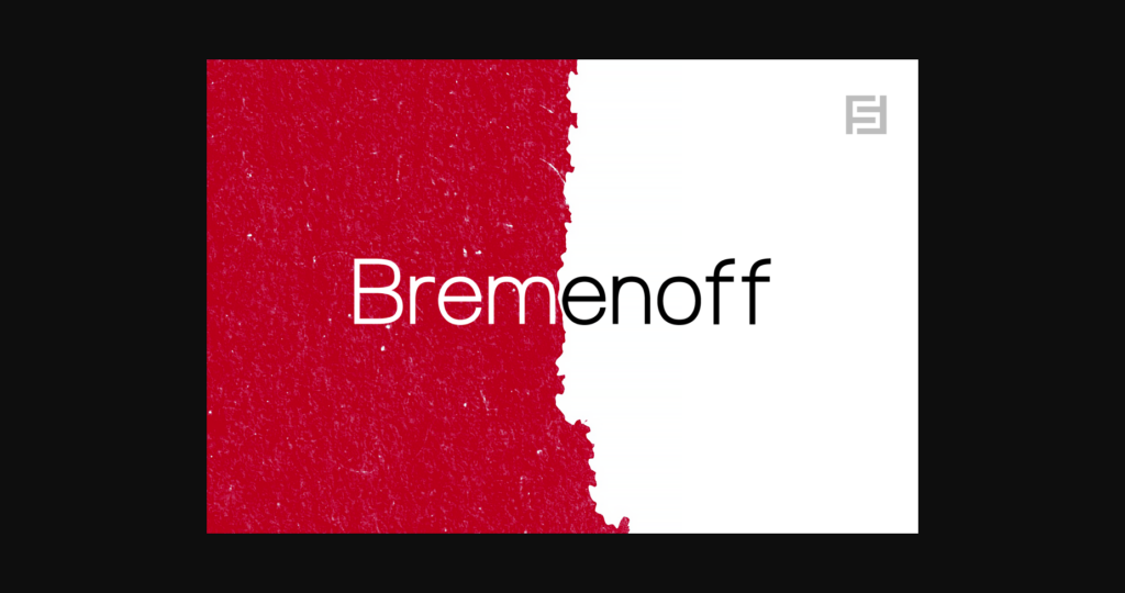 Bremenoff Font Poster 1