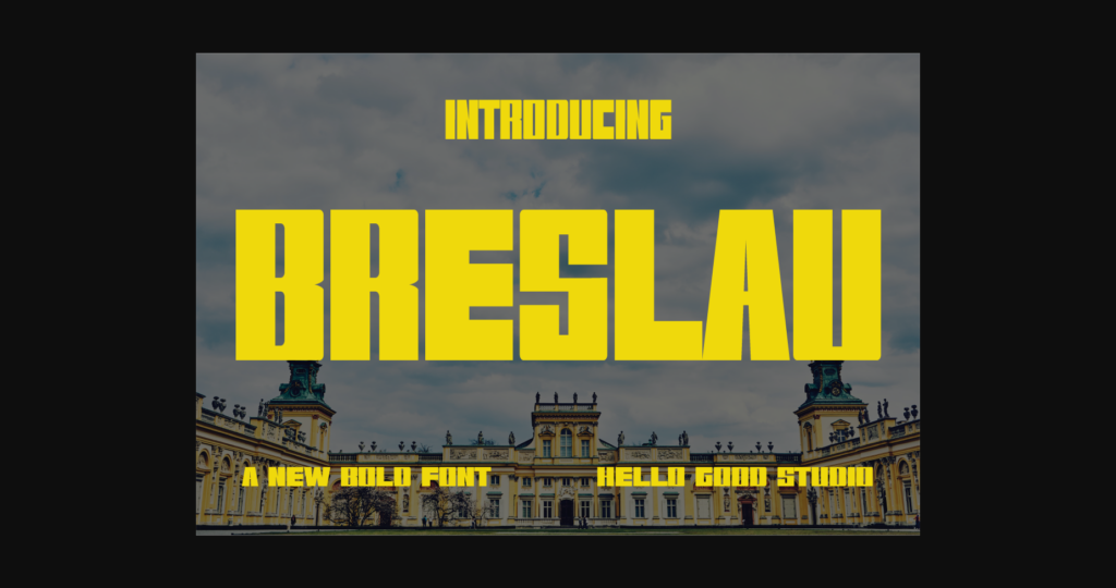 Breslau Font Poster 3