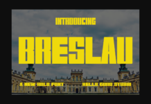 Breslau Font Poster 1