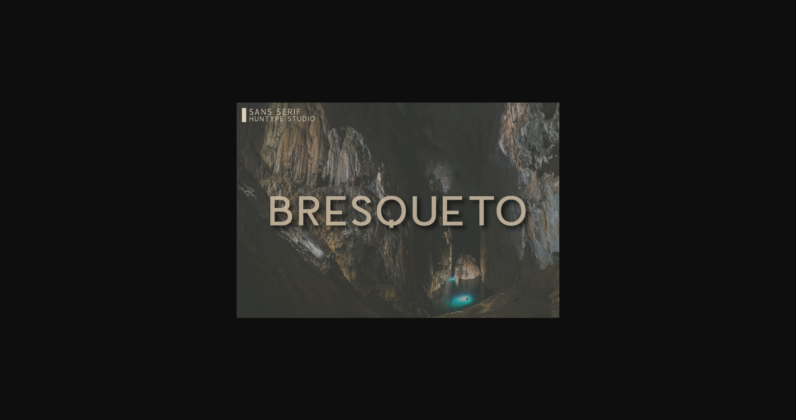 Bresqueto Font Poster 3