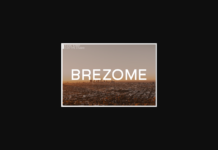 Brezome Font Poster 1