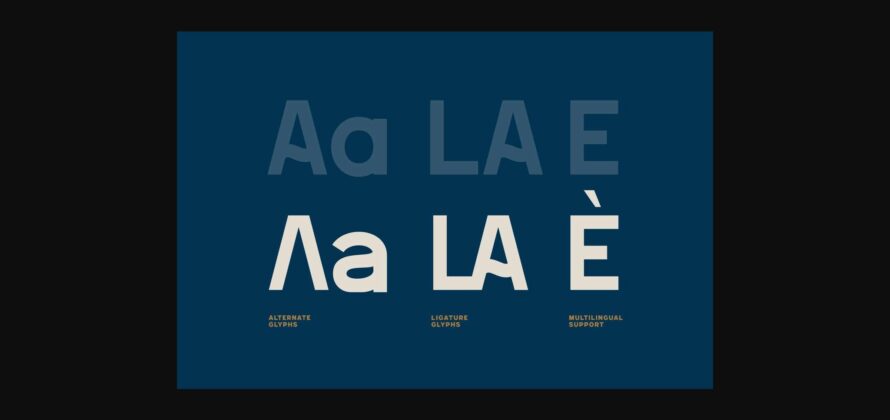 Brialak Font Poster 2