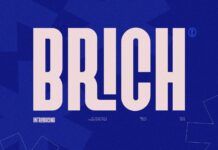 Brich Font Poster 1