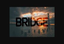 Bridge Font Poster 1