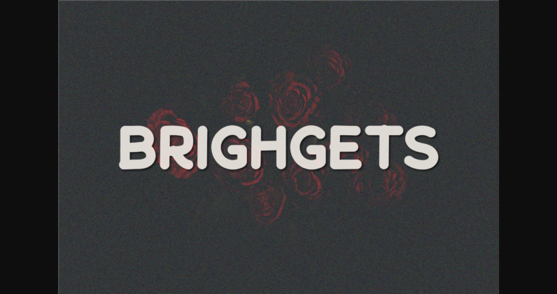Brighgets Font Poster 1