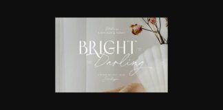 Bright Darling Duo Font Poster 1