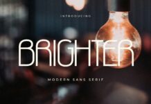 Brighter Font Poster 1