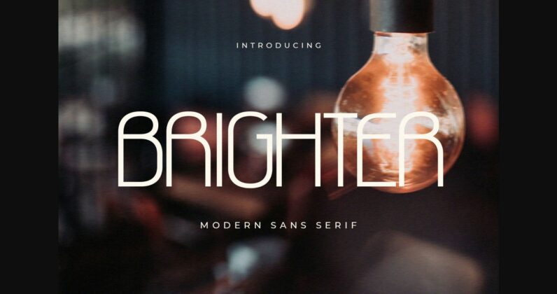 Brighter Font Poster 1