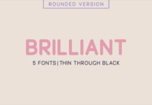 Brilliant Font Poster 1