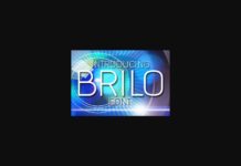 Brilo Font Poster 1