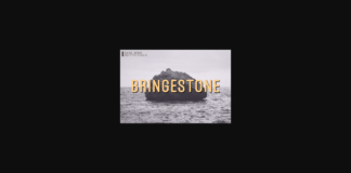 Bringestone Font Poster 1