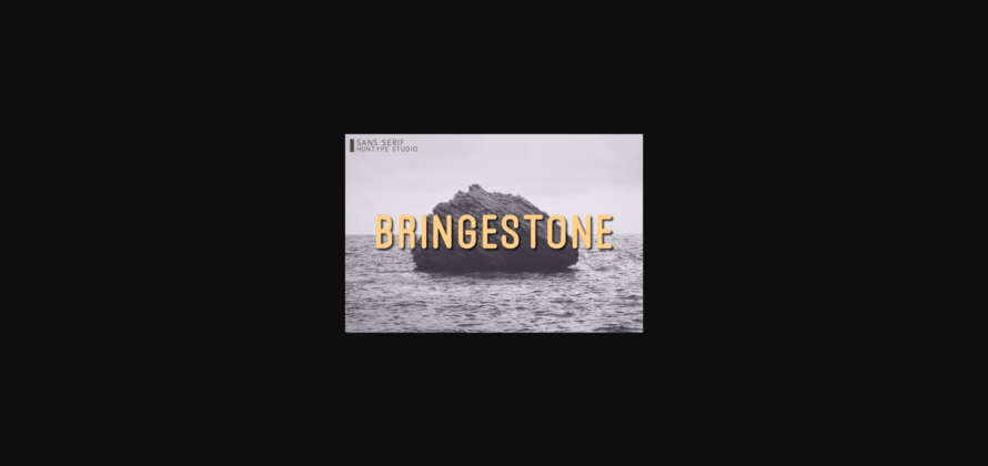 Bringestone Font Poster 1