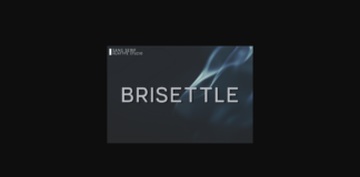 Brisettle Font Poster 1