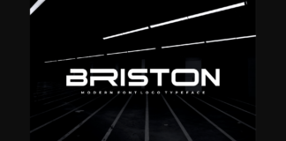 Briston Font Poster 1