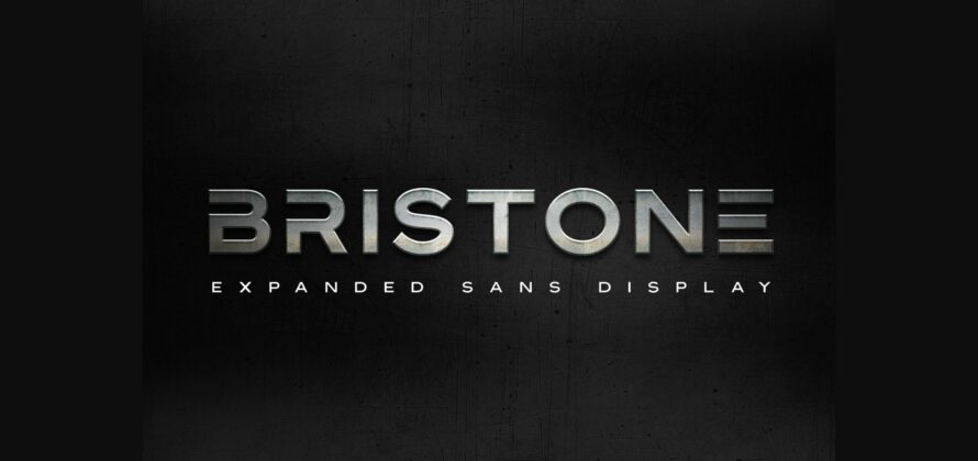 Bristone Font Poster 3