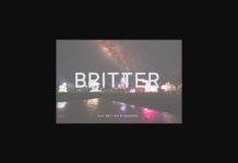 Britter Font Poster 1