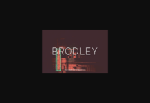 Brodley Font Poster 1