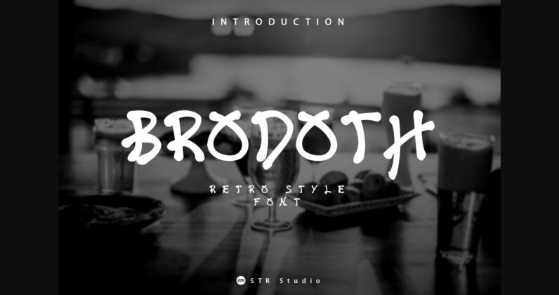 Brodoth Font Poster 3